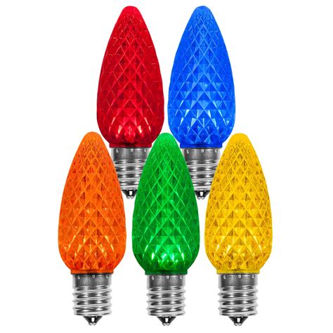 multicolor opticore led christmas light bulbs