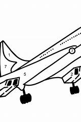 Concorde Coloring sketch template