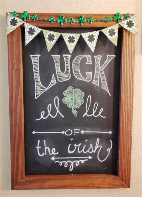 st patrick s day banner free printable diy home sweet