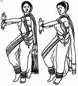 Maharashtra Lavani Folk Dancer Pradesh Dances Maharashtrian கள உட Dancers Madhya தம ழர sketch template