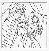 Principesse Bela Fera Colorir Desenhos Bestcoloringpagesforkids Colorat Desene Princesses Cinderella Madame Guarda Coloring3 Sonhando sketch template