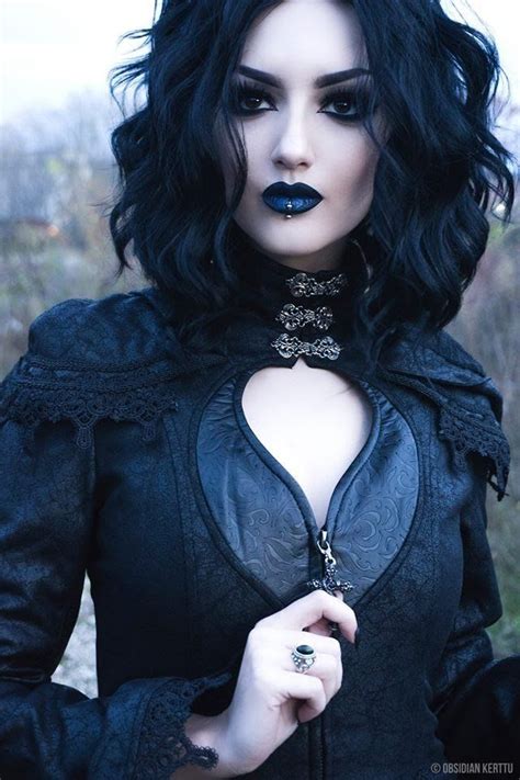 gothic and amazing — model mua © obsidian kerttu clothes punkrave