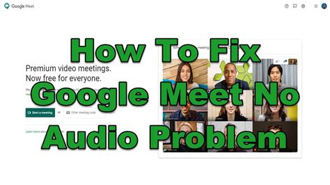 fix google meet  audio problem easypcmod
