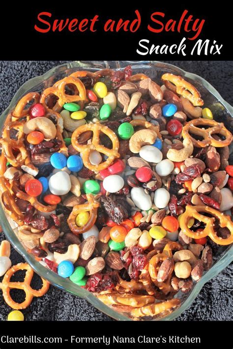 Sweet And Salty Snack Mix Recipe Salty Snacks Mix