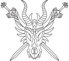 dragon skull google search   dragon silhouette dragon