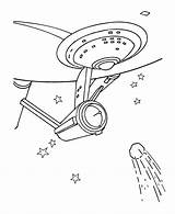 Trek Starship Spock Kirk Uss sketch template