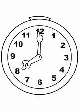 Clock Drawing Coloring Blogthis Email Twitter sketch template