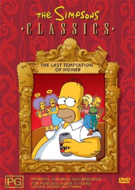 buy simpsons last temptation of homer on dvd sanity