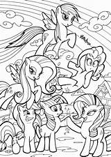 Pony Little Print Coloring Pages Mlp Printable Friendship Magic Deviantart Inks Comics Fim Princess Ponies Category Other Printablee Popular Unicorn sketch template