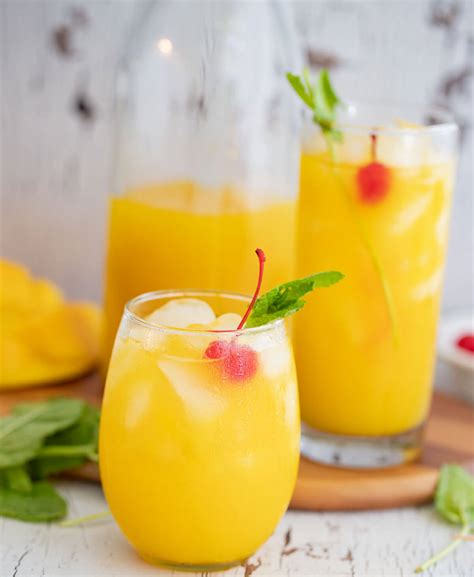 fresh mango juice recipe      home