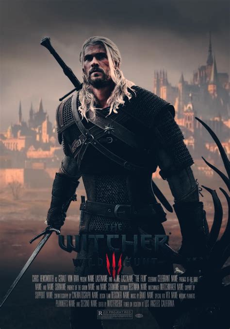 witcher 3 movie poster version 2 by mastersebix