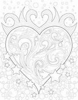 Coloring Pages Adult Sheets Printable Valentine Mandalas Doodle Books Obscene Book sketch template