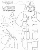Coloring Goliath David Printable Pages Bible Kids Sheet Color Coloringhome Jesus Print Storybook Lesson Activities Clipart Popular Getdrawings Getcolorings Library sketch template