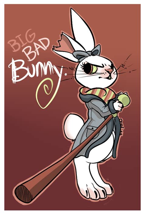 big bad bunny by dollfins on deviantart