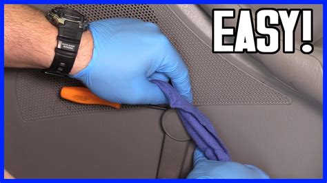 remove  install  manual window crank   car easy youtube