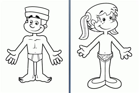 preschoolers coloring pages   human body coloring home