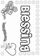 Blessing Coloring Pages Color Hellokids Girl Print sketch template