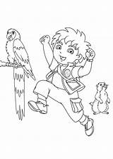 Coloring Pages Diego Go Printable Popular sketch template