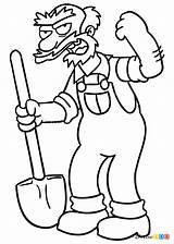 Groundskeeper Simpsons Draw Willie Webmaster обновлено автором July sketch template