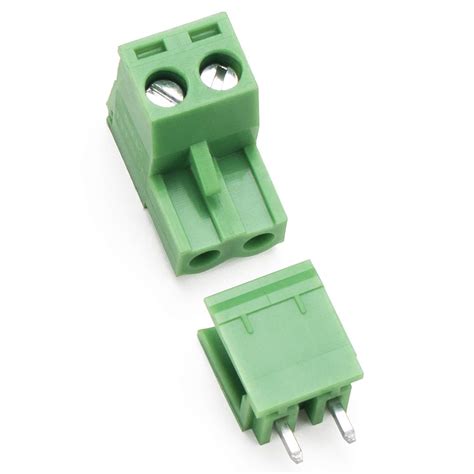 buy oiiki  sets  pin mm pitch pcb screw terminal block straight plug   pin  pole