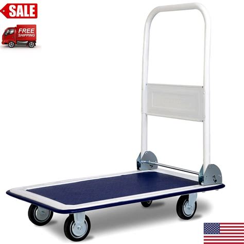 Industrial And Scientific New 660lbs Platform Cart Dolly Folding Foldable