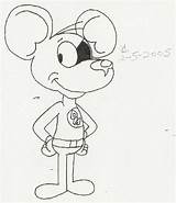 Danger Mouse Spongefox Coloring Pages Deviantart 2005 Sketch sketch template