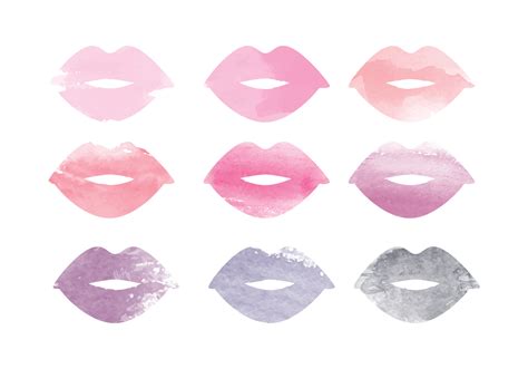 Vector Watercolor Lips Download Free Vector Art Stock Graphics And Images