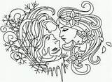 Hades Persephone sketch template