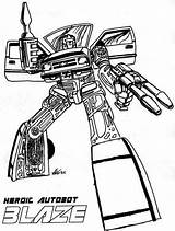 Autobot Blaze Autobots Transformer Robot Optimus Pagine Mycoloring Coloringbay sketch template
