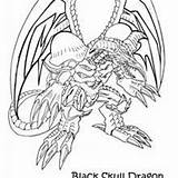 Dragon Skull Coloring Pages Hellokids Yu Gi Oh sketch template