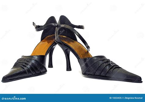 shoes stock image image  isolated heels black