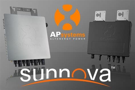 apsystems microinverters   sunnovas approved vendor list solar builder