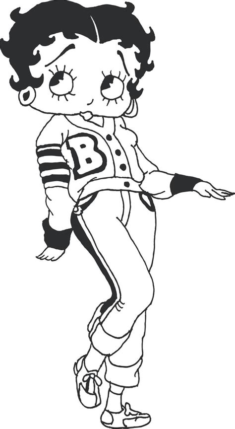 printable betty boop coloring pages emerenfletcher