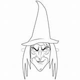 Witch Mask Coloring Printable Pages Halloween Masks Categories sketch template
