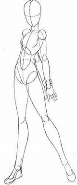Anime Sketch Anatomy Basic References Bodies sketch template
