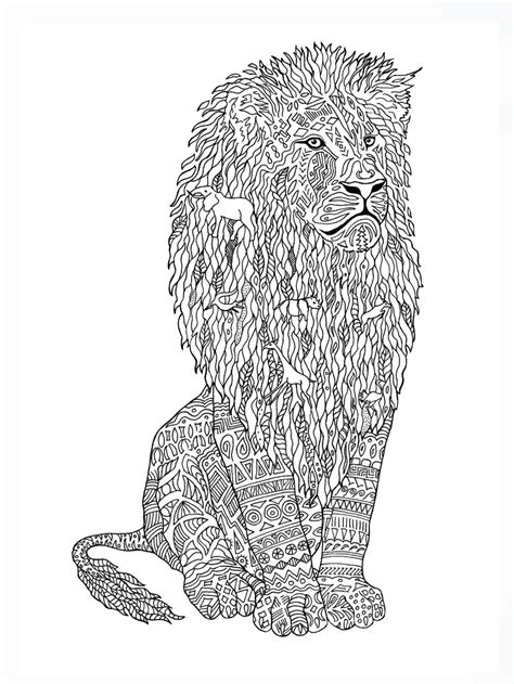 lion coloring book page  colormefreelife  etsy lion coloring