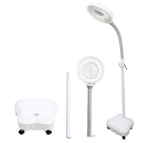 high quality beauty skin led magnifying floor lamp professional face