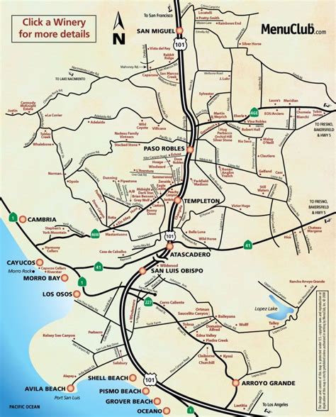 san luis obispo california map  printable maps