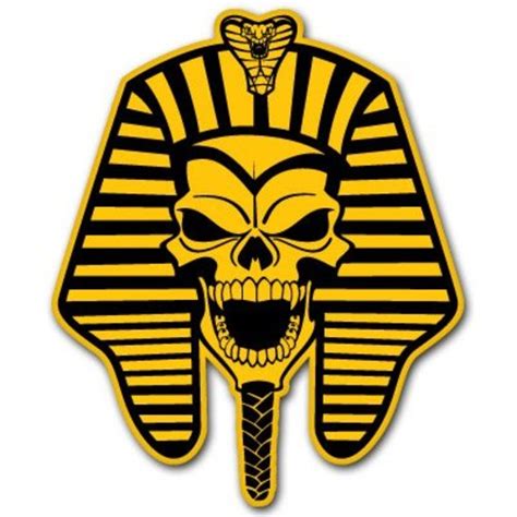 Pharaoh Skull Egyptian Car Vinyl Sticker Select Size Ebay
