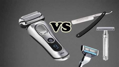 manual razor  electric razor    choose