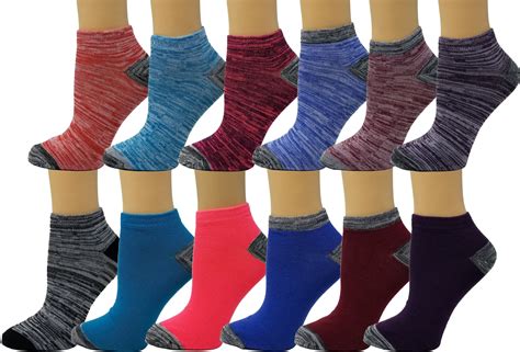 Debra Weitzner Womens Low Cut Ankle Socks No Show Colorful Pattern Fun