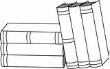 Book Books Stack Clipart Clip Outline Bunch Spine Graphics Drawing Stacked Library Spines Background Cliparts School Board Mycutegraphics Tumundografico Notes sketch template