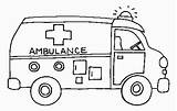 Kenderaan Kereta Ambulance Basikal Lembaran Kuala sketch template