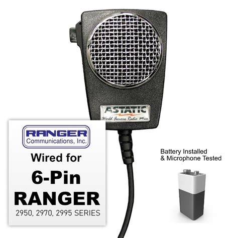 astatic dmb ranger mic amplified cb power mic walcott radio