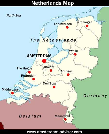 amsterdam location  amsterdam   world map