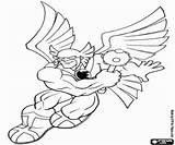 Hawkman Dc Super Comics Superhero Coloring Pages Friends Flash Aquaman Oncoloring sketch template