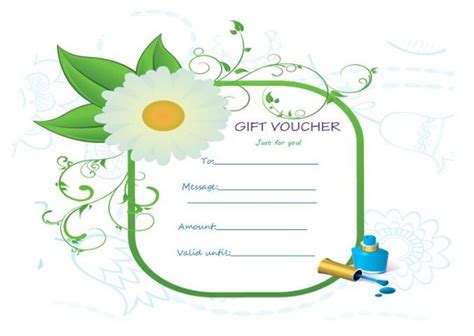nail voucher template gift certificate template certificate