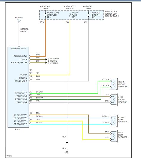 chevy truck radio wiring diagram
