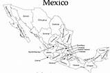 Mexico Map Coloring Printable Pages Blank Maps Mexican Printables Search Print Longitude Latitude Simple Teachers Includes Great Quiz Quizzes Visit sketch template