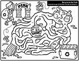 Recycle Coloring Pages Recycling Printable Earth Worksheets Park Kids Bin Maze Kindergarten Library Activities Color Sloppy Joe Clipart Landfill Drawing sketch template